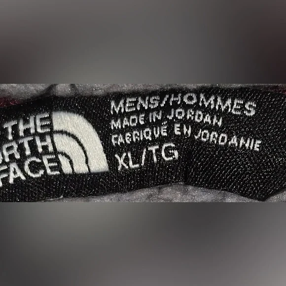 The North Face XL Campshire Gray Burgundy Sherpa Fleece Vintage Pullover - Picture 5 of 7